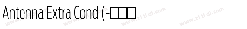 Antenna Extra Cond (字体转换 Antenna Extra Cond (字体转换